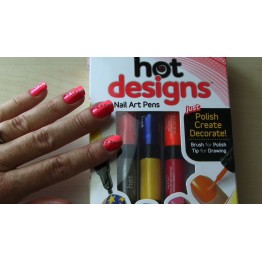 Hot Designs Nail Art Pens - комплект химикали за невероятен маникюр